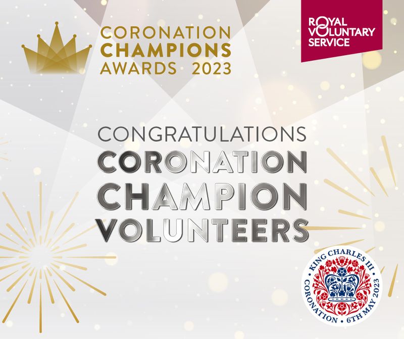 Coronation Champions Volunteers logo
