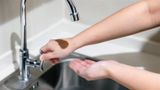 A chrome tap 