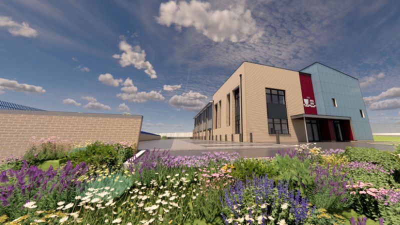 Oakwood Grammar school expansion design image