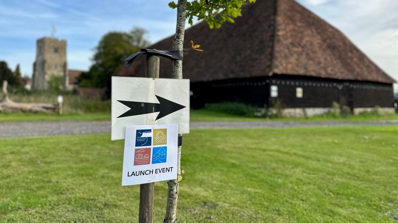 Making Space for Nature in Kent launch event sign