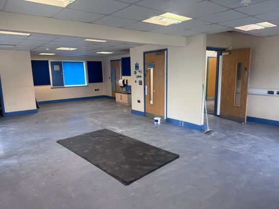 The inside of a classroom which is currently empty