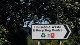 Household Waste and Recycling Centre signage