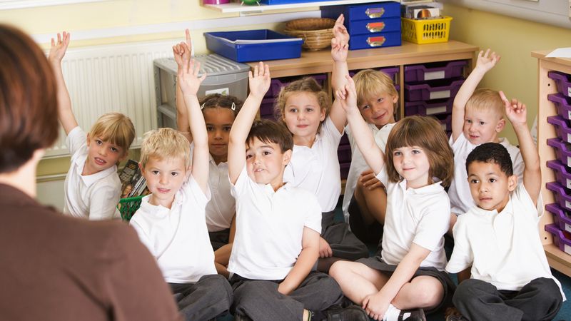 Primary School children in a classroom