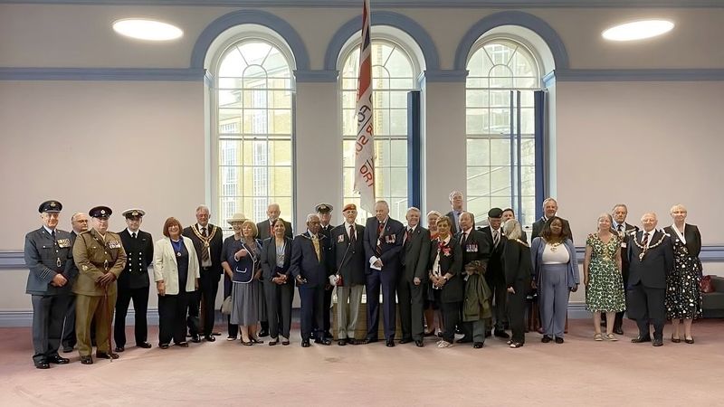 Flag raising image for Armed Forces Day