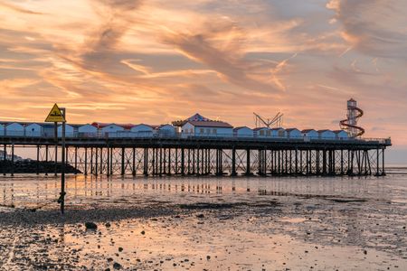 Herne Bay Pier at dusk