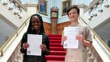 KYCC Chair, Shae and Vice Chair, Seb with the Open Letter to Schools.