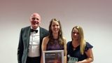 A male and two females from a the Hands financial hardship scheme team in conjunction with the Money and Pensions Service (MaPS) posing with their highly commended award from the Institute of Revenues Rating and Valuation in the ‘excellence in partnership working’ category.