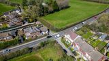 Aerial view of the junction at Kent Street and Malling Road, near Maidstone