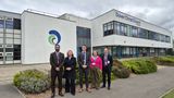 KCC Member for Education, Beverley Fordham, with staff from Dover Christ Church Academy