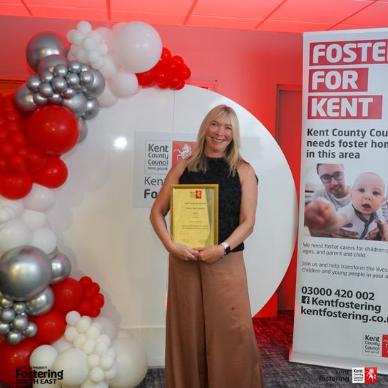 Foster Carer award winner Jo Prime