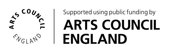 The Arts Council logo with the words 'Supported using public funding by Arts Council'